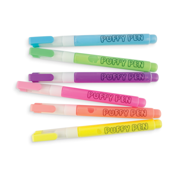 Carioci magice cu efect 3D, Puffy Pens,