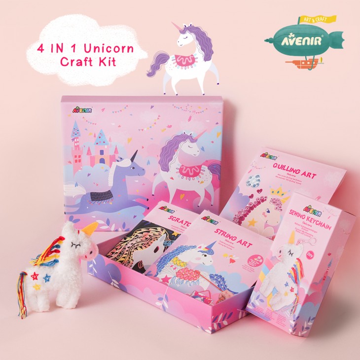 Set creativ 4 in 1 - Unicorni