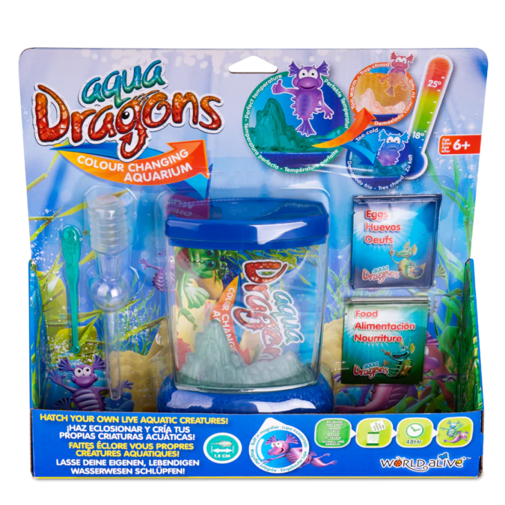 Set educativ STEM - AQUA DRAGONS    Habitat in culori schimbatoare