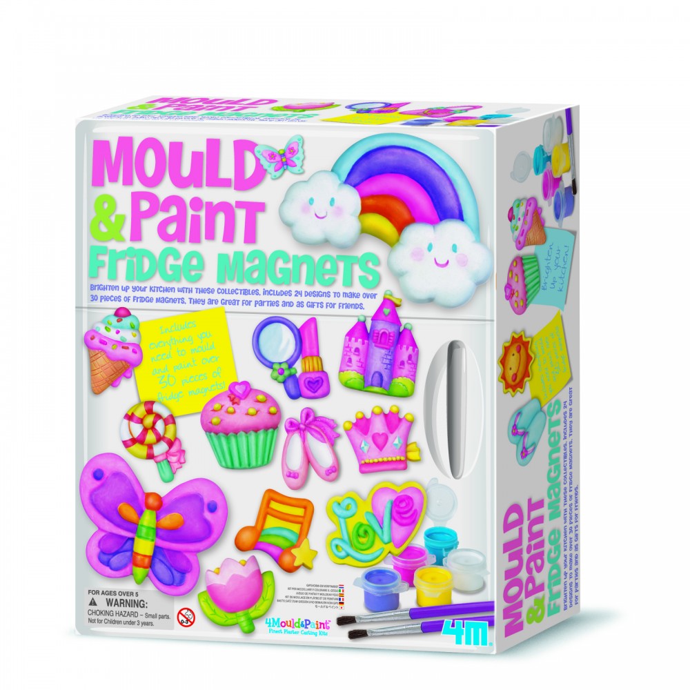 Atelier creativ Modeleaza si picteaza - Magneti pentru frigider