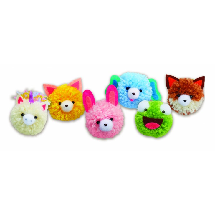 Set creativ DIY - Animalute pom pom