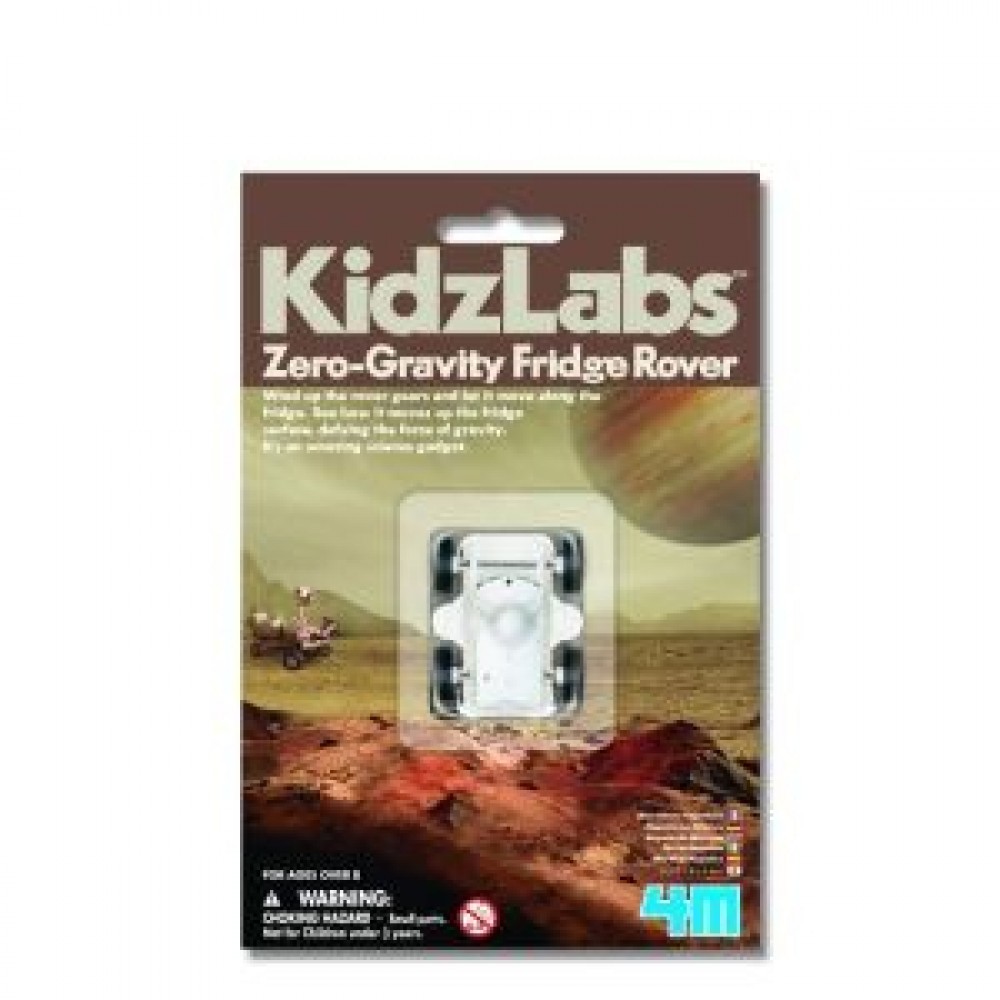 Masinuta antigravitationala Zero-gravity Fridge Rover, KidzLabs