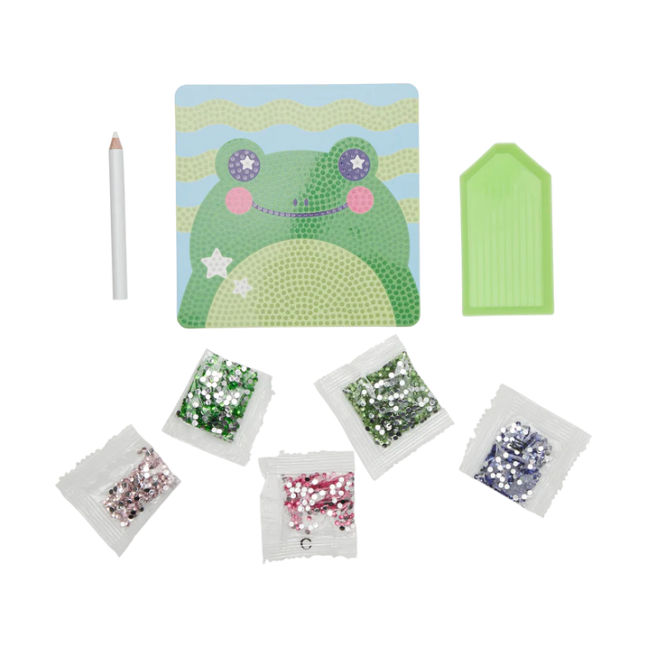 Mini Atelier creativ DIY cu diamante - Funny Frog