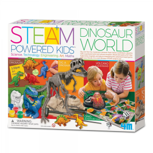 Kit stiintific - Lumea Dinozaurilor, STEAM Kids