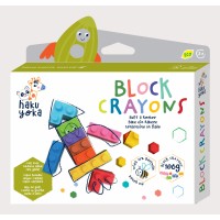 Creioane cerate interconectabile Block Crayons - Racheta, Haku Yoka