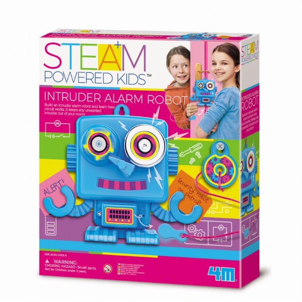 Kit stiintific Alarma Intrus - Robot, STEAM Kids