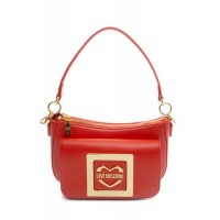 LOVE MOSCHINO BIG LOCK Geanta de umar, cu bareta de umar, Rosu