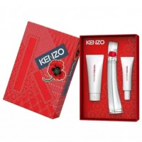 Apa de Parfum Set Kenzo Flower by Kenzo Set Cadou Apa de Parfum 50 ml + Lapte de Corp 75 ml + Crema de Maini 20 ml, Femei