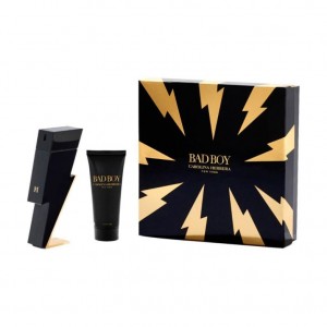 Apa de Toaleta Set Carolina Herrera Bad Boy Set Cadou Apa De Toaleta 100 ml + Gel De Dus 100 ml, Barbati