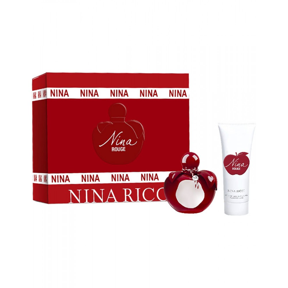 Apa de Toaleta Set Nina Ricci Nina Rouge Set Cadou Apa De Toaleta 50 ml + Lotiune De Corp 75 ml, Femei