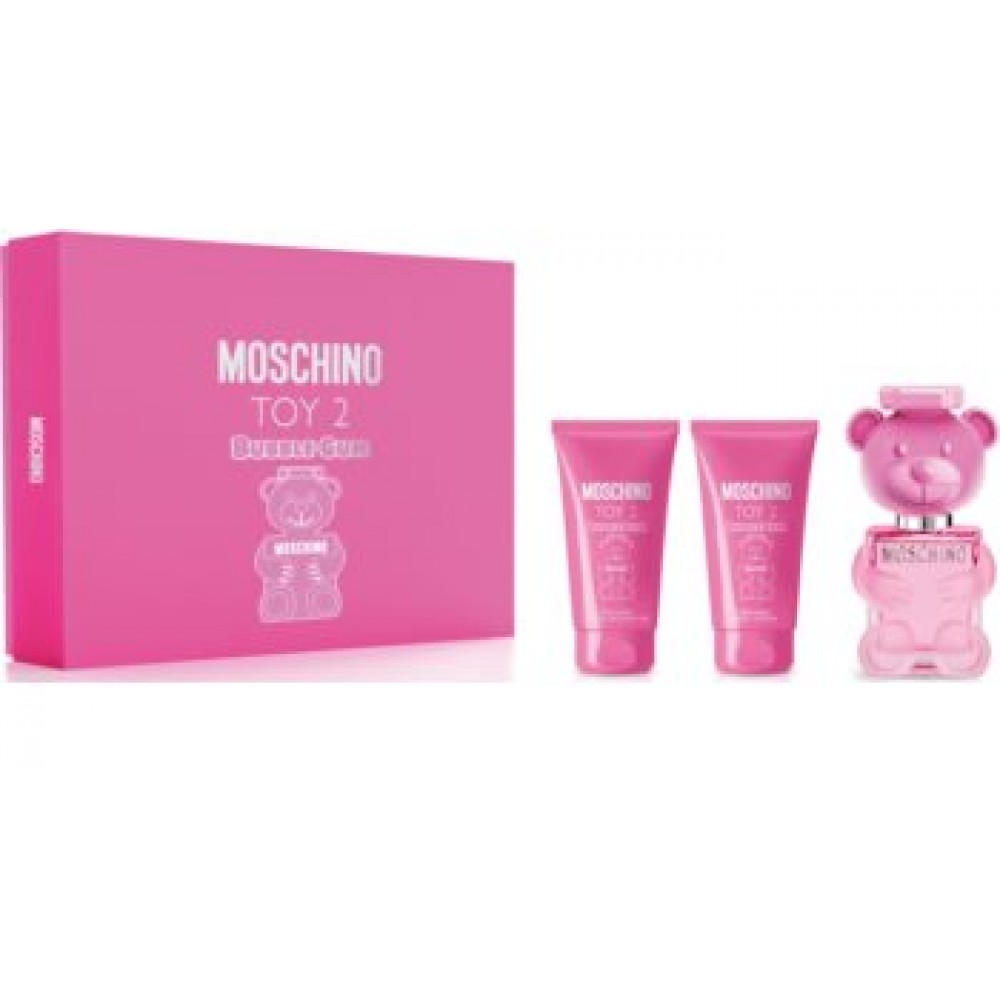 Set Cadou Moschino Toy 2 Bubble Gum EDT 50 ml + Lotiune De Corp 50 ml + Gel De Dus 50 ml