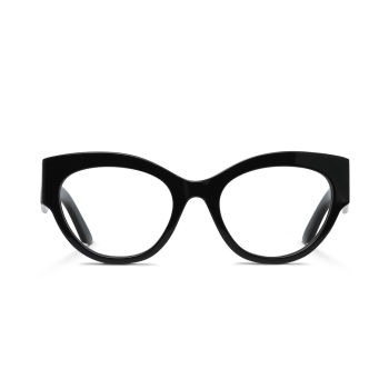 Alexander McQueen AM0435O-001 - Rame de vedere Femei, Negru, Cat Eye