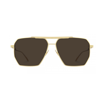 Bottega Veneta BV1012S 001 60 - Ochelari de soare bărbați, Negri, Pătrați, 60 mm