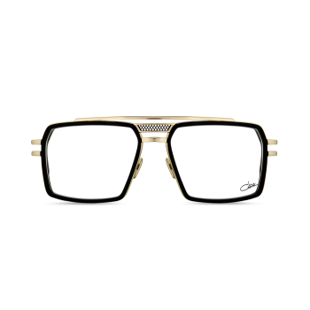 Cazal 6033 001 60 - Ochelari de soare unisex, Negru/Auriu, Pătrați, 60 mm