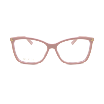 Gucci GG0025O-011 - Rame de vedere Femei, Roz, Cat Eye, 56 mm