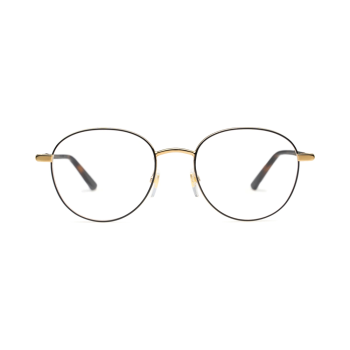 Gucci GG0392O-002 - Rame de vedere bărbați, Negru-Havana, Metal, 51 mm