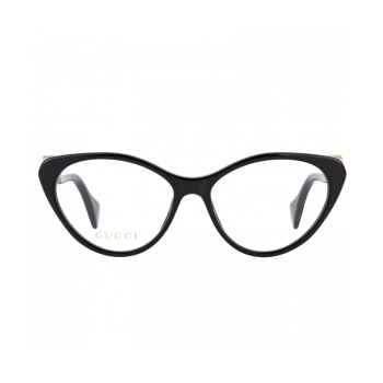 Gucci GG1013O-001 - Rame vedere Femei, Negru, Cat-Eye, 55 mm