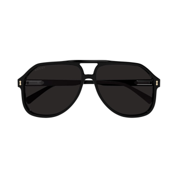 Gucci GG1042S-001 - Ochelari de soare Bărbați, Negru, Pilot, 60 mm
