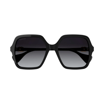Gucci GG1072S-001 - Ochelari de soare Femei, Negru, Pătrați, 56 mm