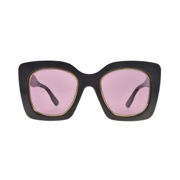 Gucci GG1151S-002 - Ochelari de soare Femei, Gri, Butterfly, 51 mm