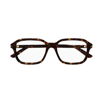 Gucci GG1446O-002 - Rame de vedere bărbați, Havana, Rectangulare, 56 mm