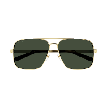 Gucci GG1289S-003 - Ochelari de soare Bărbați, Auriu Havana, Aviator, 62
