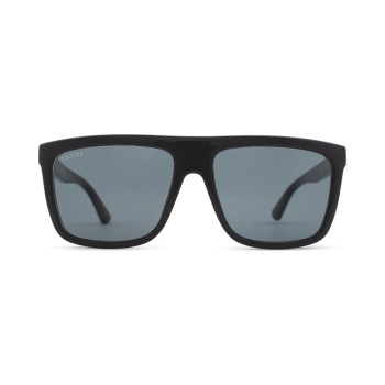 Gucci GG0748S-001 - Ochelari de soare Bărbați, Negru, Rectangulari, 59