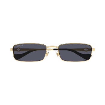 Gucci GG1600S-001 - Ochelari de soare Femei, Auriu, Rectangulari, 56