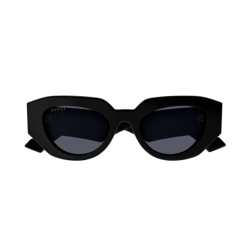 Gucci GG1421S-001 – Ochelari de soare Femei, Negru, Cat Eye, 51