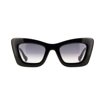 Gucci GG1552S-001 - Ochelari de soare Femei, Negru Crystal, Cat Eye, 49