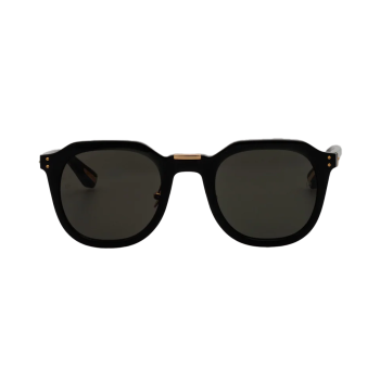 Linda Farrow Fletcher - Ochelari de soare Femei, Negru/Auriu, Angulari, Grey