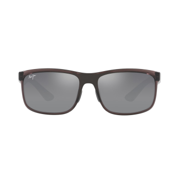 Maui Jim Huelo - Ochelari de soare Unisex, Gri Translucid, Rectangulari, Polarizați