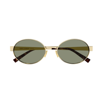 Saint Laurent SL 692-003 - Ochelari de soare Femei, Aurii, Ovali, 55