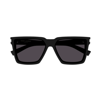 Saint Laurent SL 610-001 - Ochelari de soare Unisex, Negri, Pătrați, 59