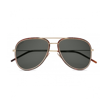 Saint Laurent SL 294 – Ochelari de soare Unisex, Auriu, Pilot, 56 mm