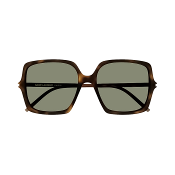 Saint Laurent SL 591 - Ochelari de soare Damă, Negru, Pătrat, 57 mm