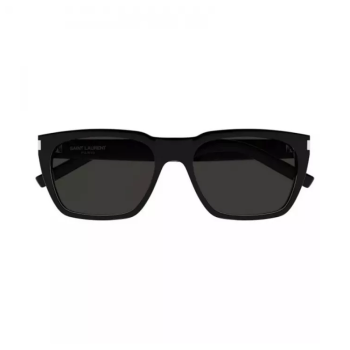 Saint Laurent SL 598 - Ochelari de soare bărbați, Negru, Pătrați, 56 mm