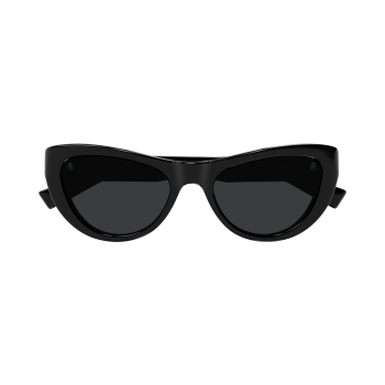 Yves Saint Laurent SL 676 001 53 - Ochelari de soare damă, Negri, Rotunzi, 53 mm